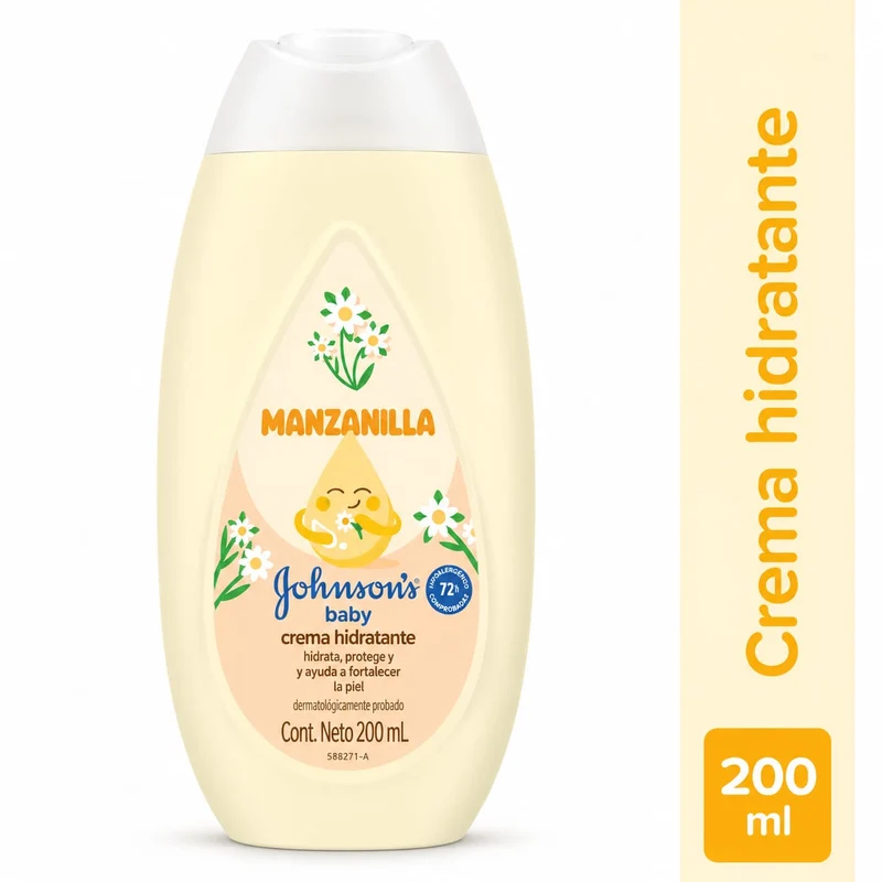 Crema Hidratante Johnson's Manzanilla 200 ml