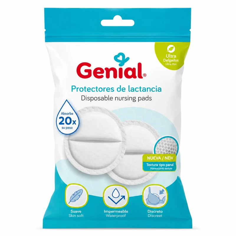 Protectores de Lactancia Desechables Genial