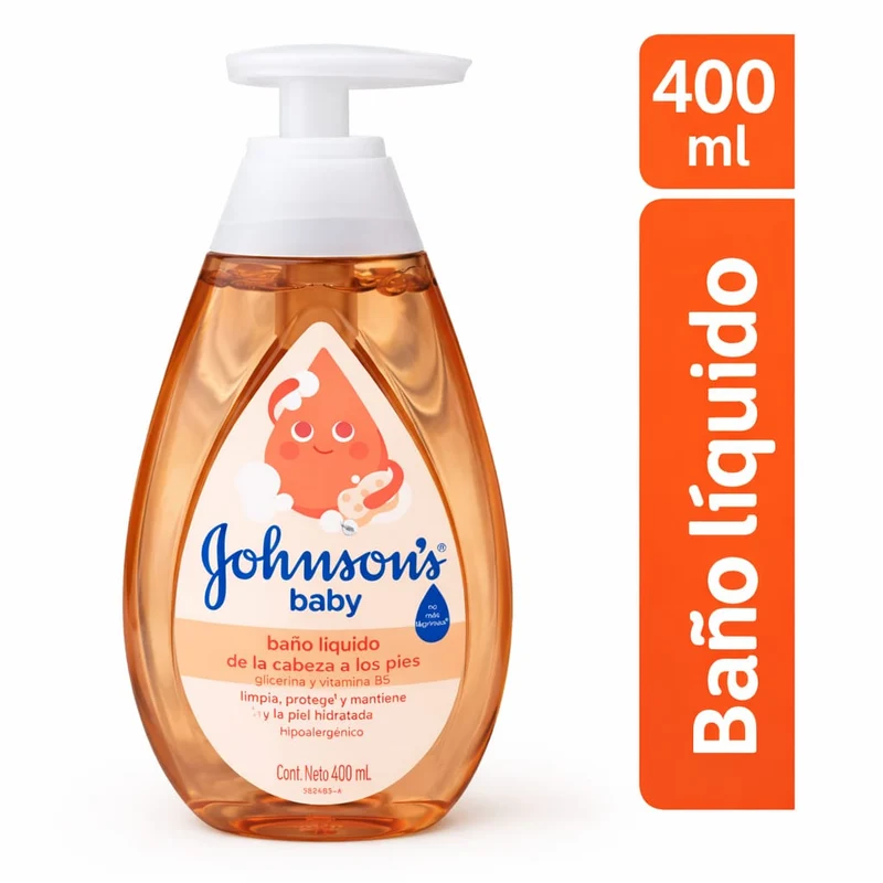 Baño liquido Johnsons con Glicerina x 400 ml