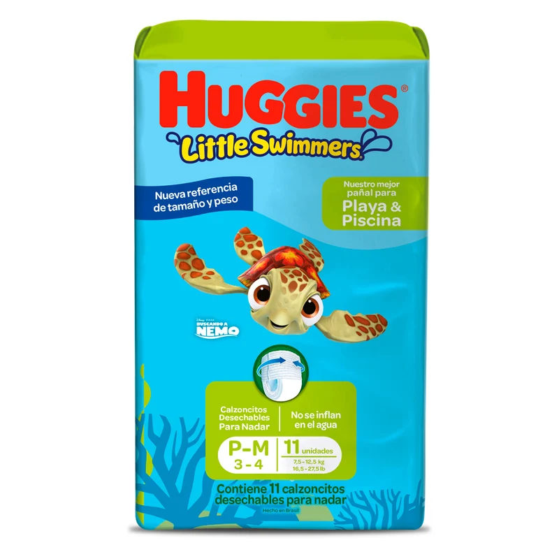 Pañales De Piscina Huggies Little Swimers Talla P/M