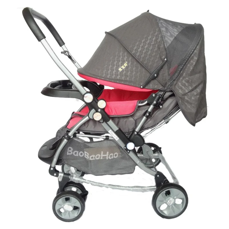 coche reversible mecedora rosado