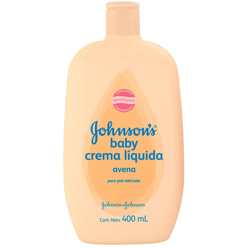 johnson s baby crema liquida con avena natural 400 ml