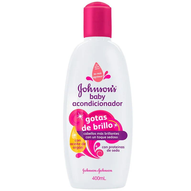 johnson s baby acondicionador gotas de brillo 400 ml