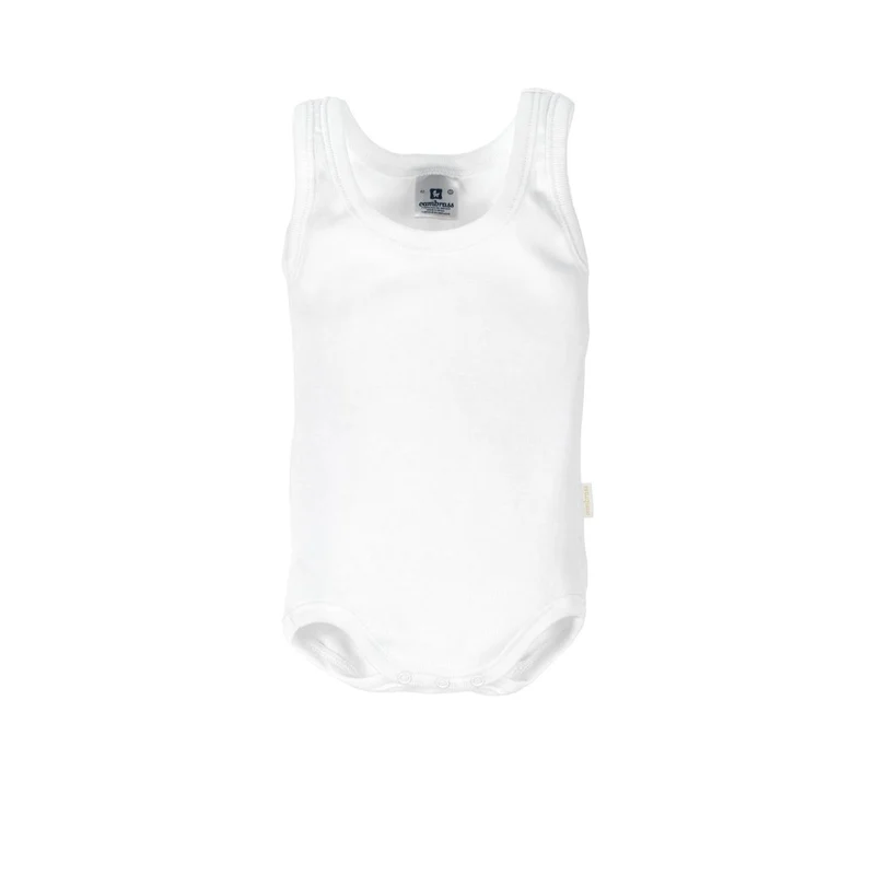 Body desmangado sport en color blanco talla 18
