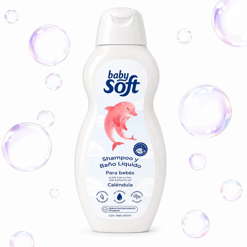 Baby Soft Shampoo y Baño Líquido