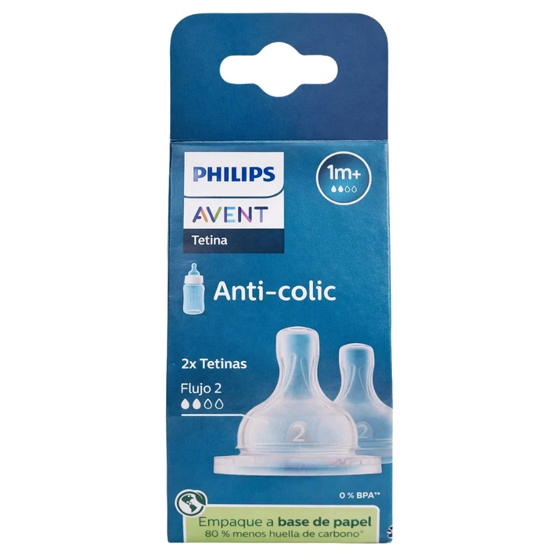 Chupa para Tetero Avent Clasic x 2 unds 1 m+