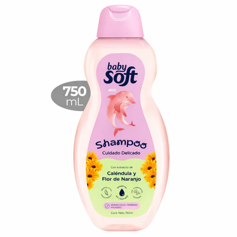 Shampoo Baby Soft cuidado delicado x 750ml