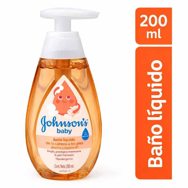 Baño liquido Johnsons con Glicerina x 200 ml