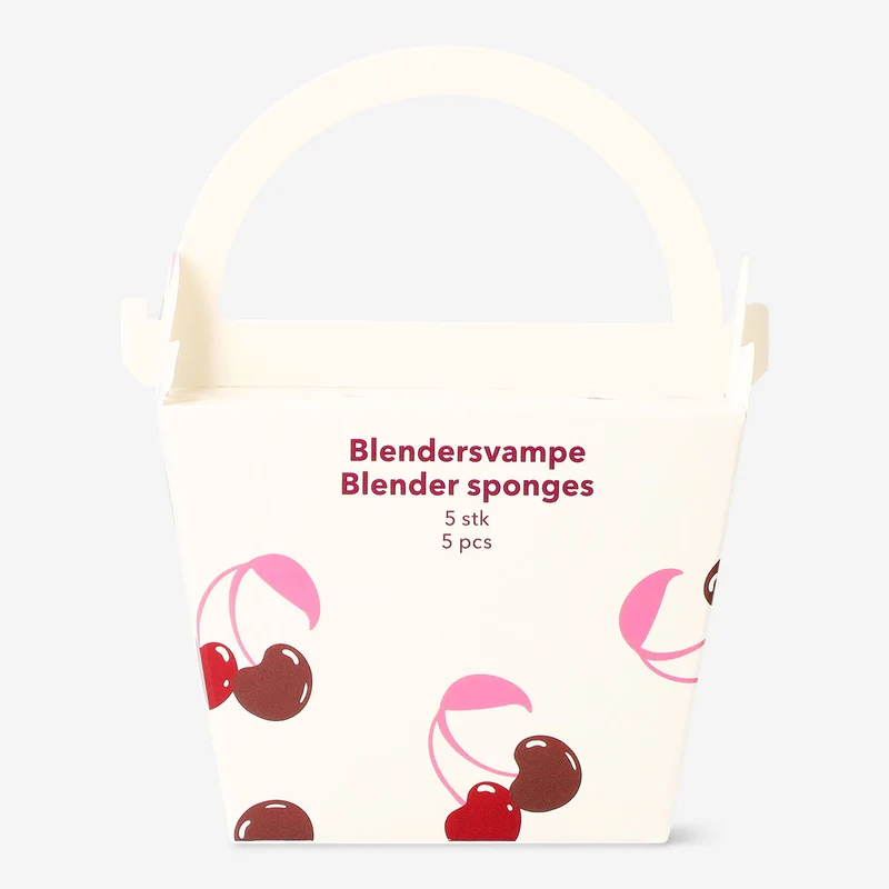 Blender sponges for makeup in cherry box