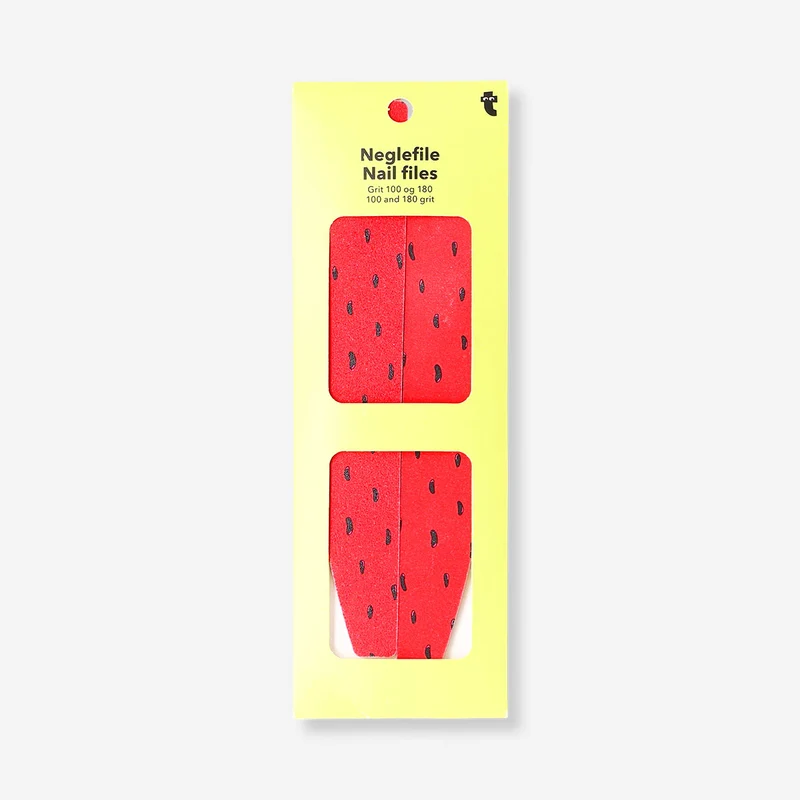 Watermelon nail files - 100/180 grit