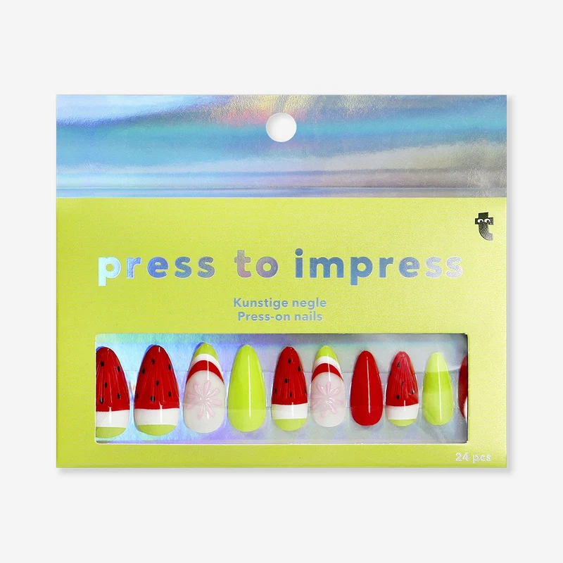Press-on nails - Watermelon design