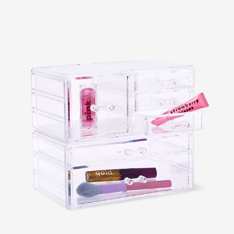 Clear cosmetic organiser - 21,5x24 cm