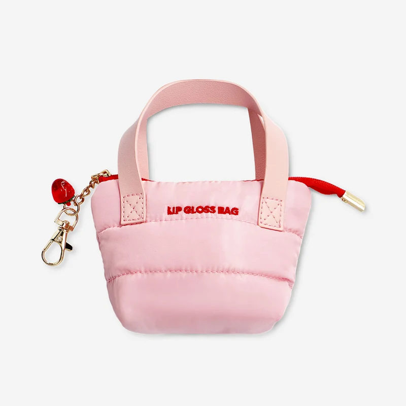 Mini toiletry bag for lip gloss
