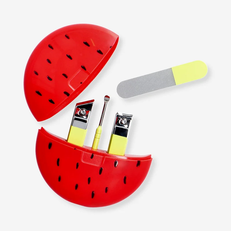 Watermelon manicure and pedicure set - 4 pcs