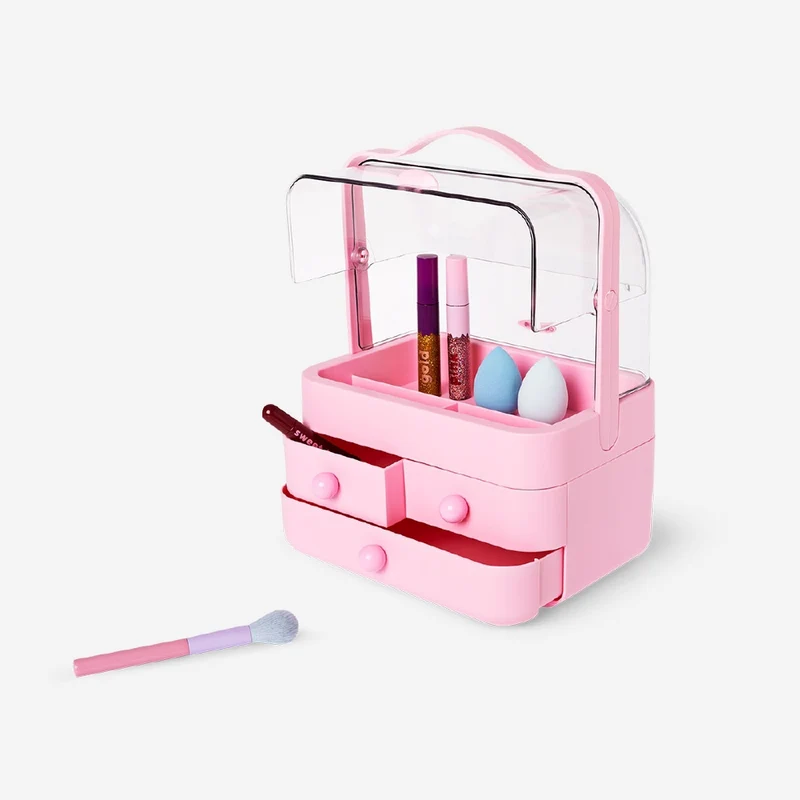 Pink cosmetic organiser - 35x26 cm