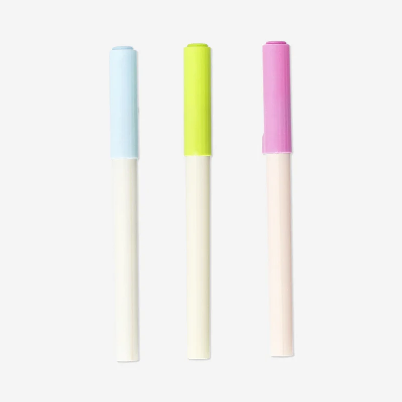 Pink, blue, and green nail art pens - 3 pcs