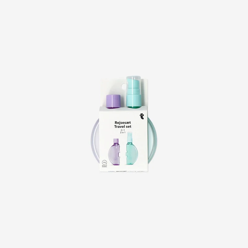 2 in 1 detachable travel bottles