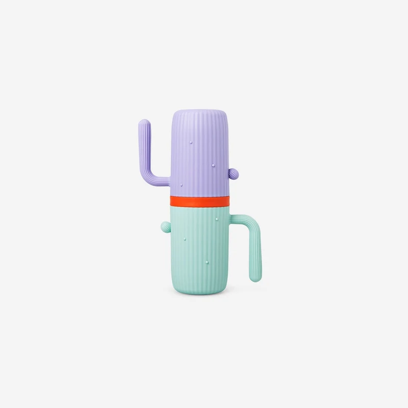 Dual cactus toothbrush case