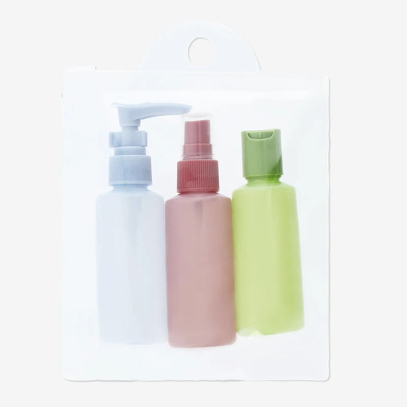 Set of bottles for travel - 3 pcs