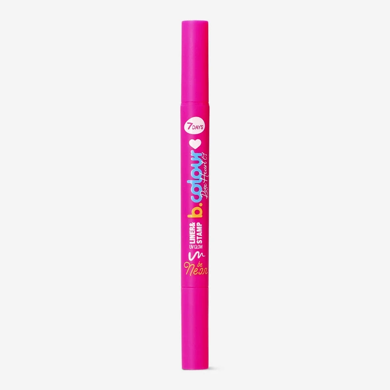 Liner & stamp UV glow by 7DAYS B.COLOUR - 01 Rose heart