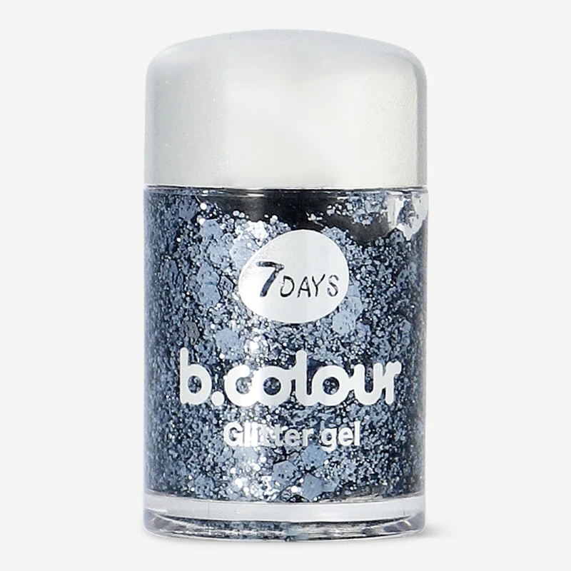 Face & body mini glitter gel by 7DAYS B.COLOUR - 03 Ghost bride