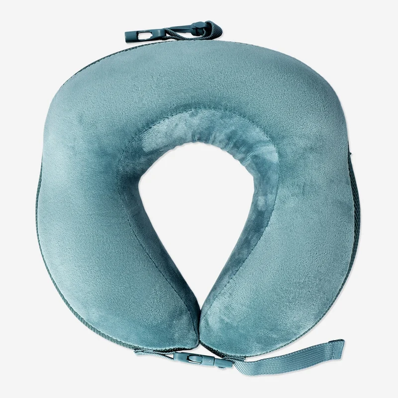 Memory foam neck pillow for travel