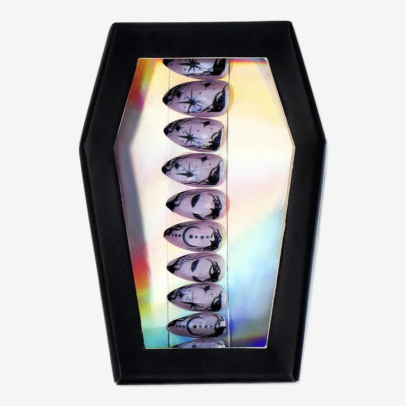 Holographic Stick-On Nails - 24 pcs