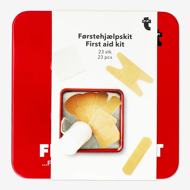 First aid kit in tin box - 23 pcs
