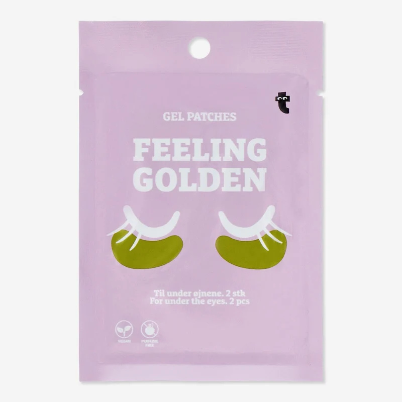 Gold gel patches for under-eye rejuvenation - 2 pieces