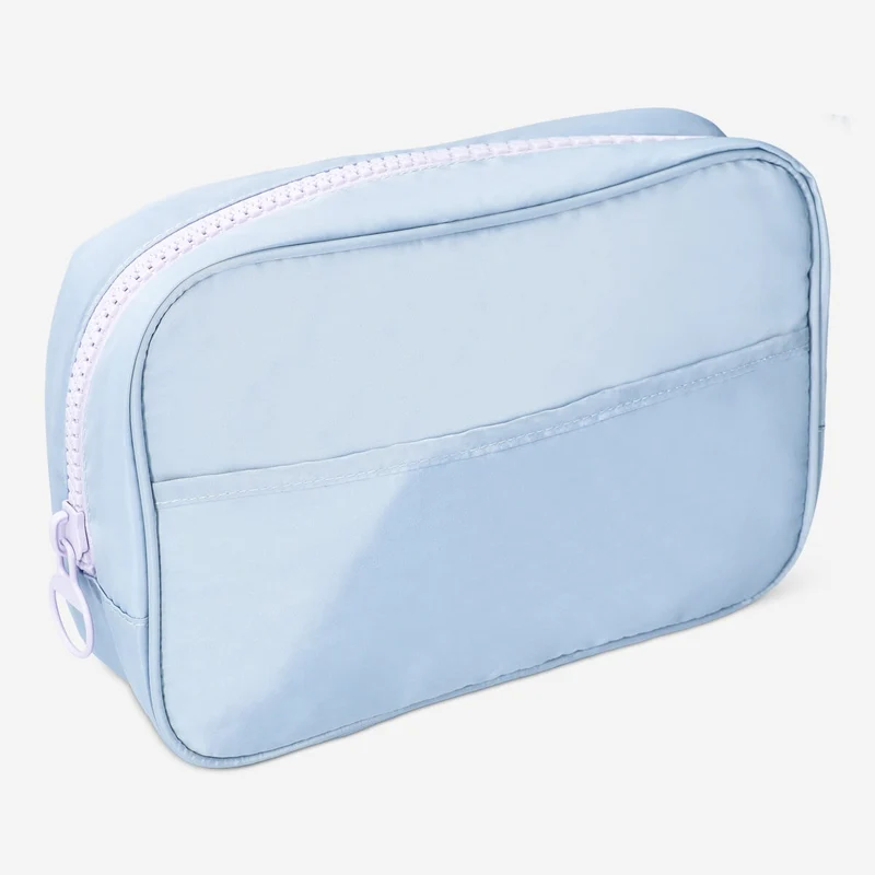 Blue toiletry bag
