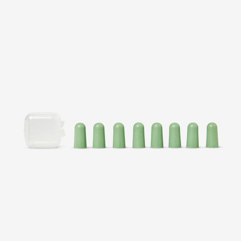 Green earplugs - 8 pcs