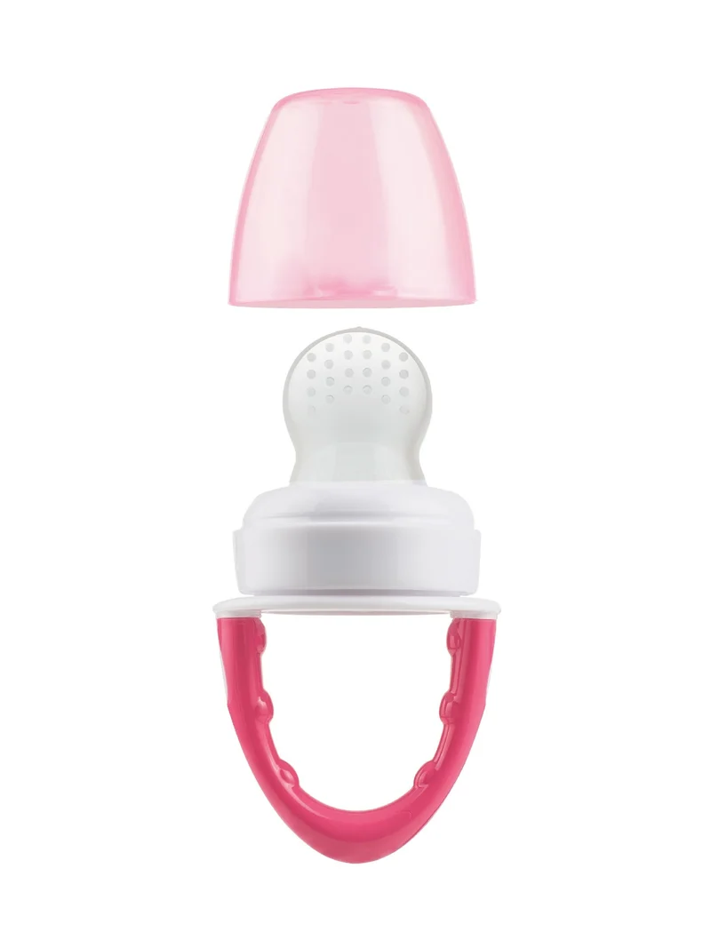 Dr. Brown's Alimentador Antiahogo de Silicona Rosa