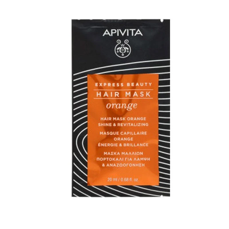 Apivita Mascarilla Capilar Revitalizante Brillo & Vitalidad Orange 20ML