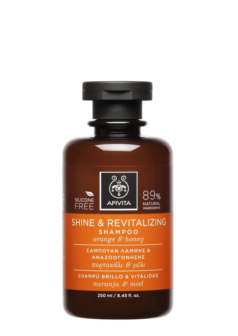 APIVITA Champú Brillo y Vitalidad con Naranja y Miel 250ml