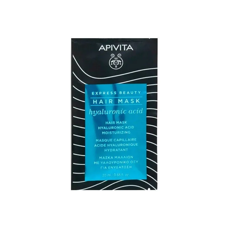 Apivita Mascarilla Capilar Hidratante Hyaluronic Acid 20ML