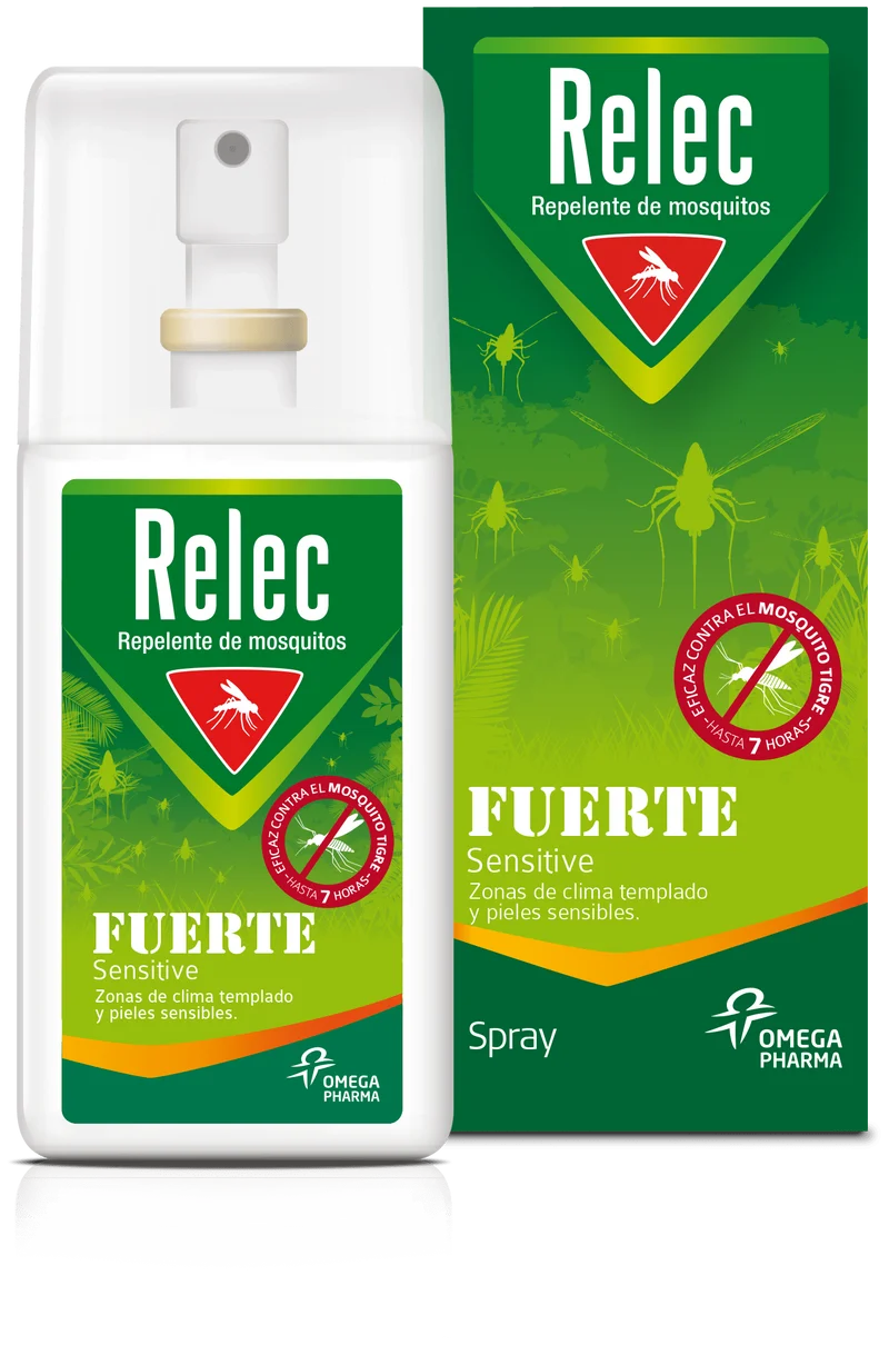 Relec Fuerte Sensitive Repelente Mosquitos Spray 75ML