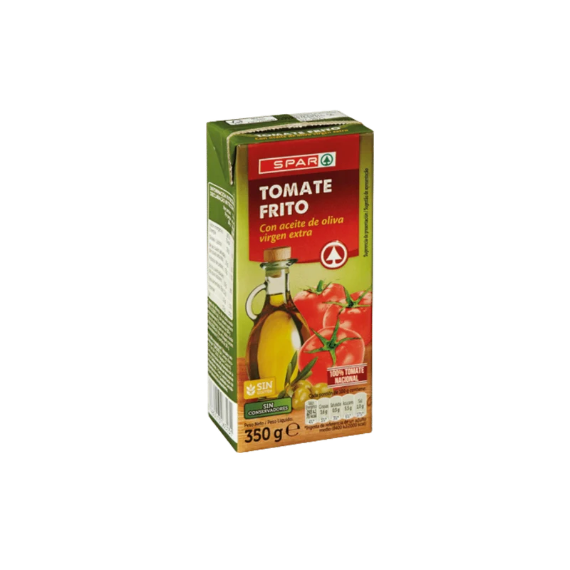 Tomate Frito con Aceite de Oliva Virgen Extra SPAR 350g