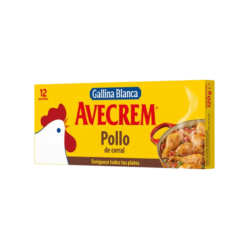 Caldo de Pollo Avecrem 12 Pastillas