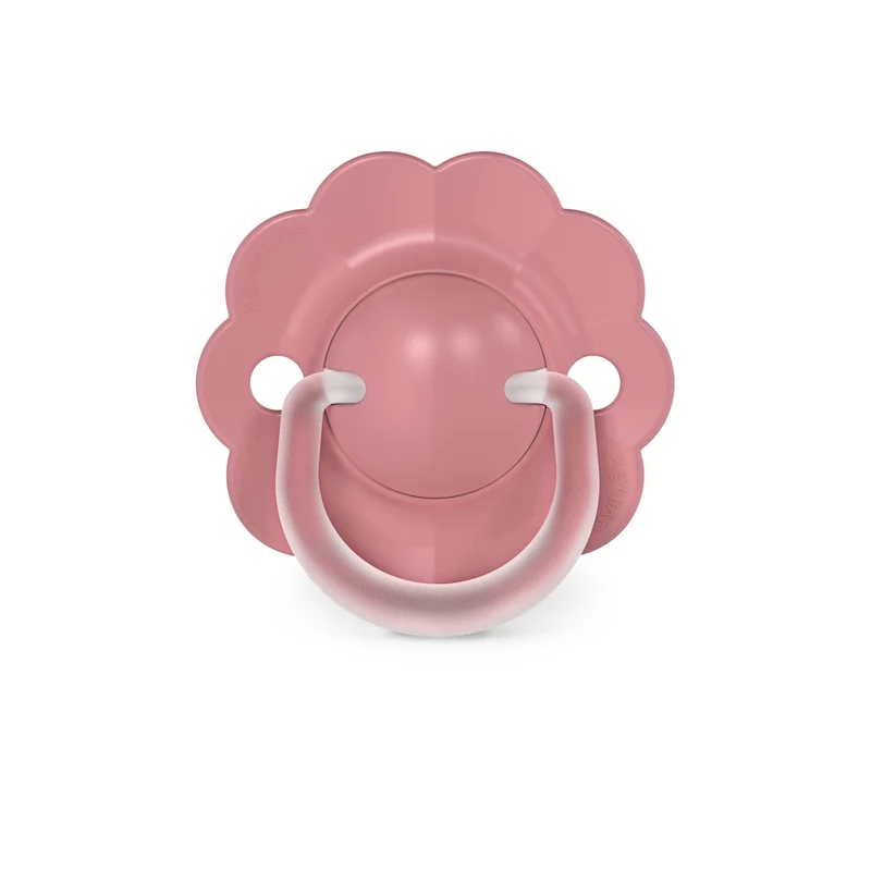 Chupete Wonder Redondo Rosa Deep con Tetina Fisiológica SX Pro de Silicona 6/18 meses