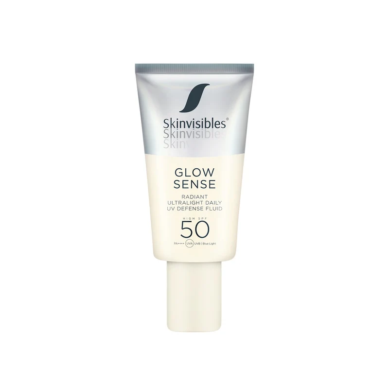 GLOW SENSE SPF50 50ml – Fluido Facial Glow con Protección Solar Alta