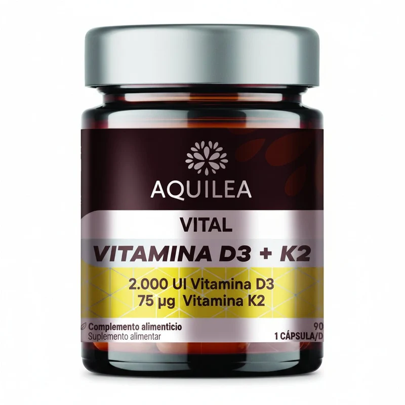 Aquilea Vital Vitamina D3+K2 90 Cápsulas