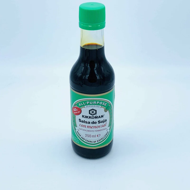 Salsa de Soja con Menos Sal Kikkoman 250ml