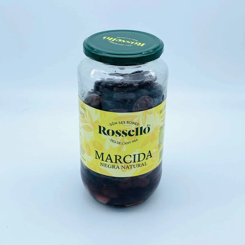 Rosselló Aceituna Marcida Negra Natural 1kg
