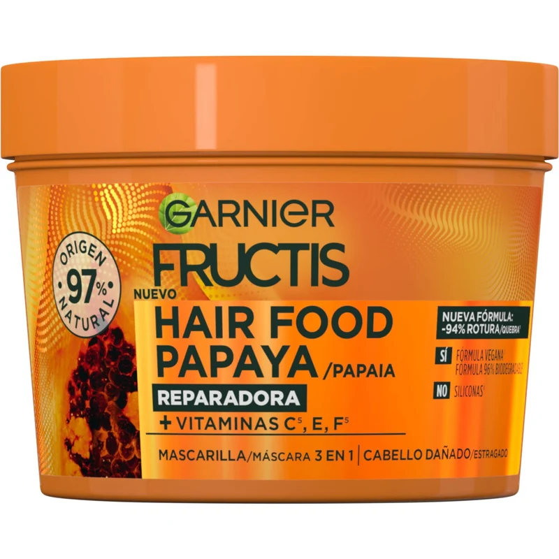 Mascarilla papaya Fructis 390ml