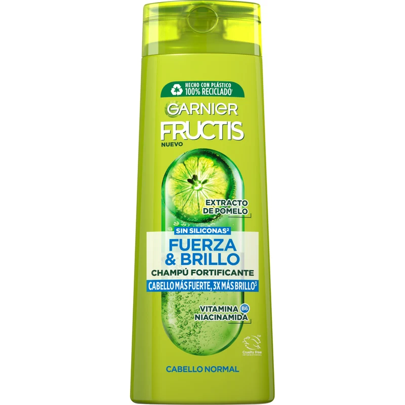 Champú fuerza/brillo Fructis 360ml