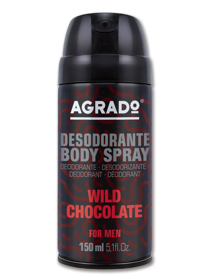 Desodorante spray hombre wild choco Agrado 150ml