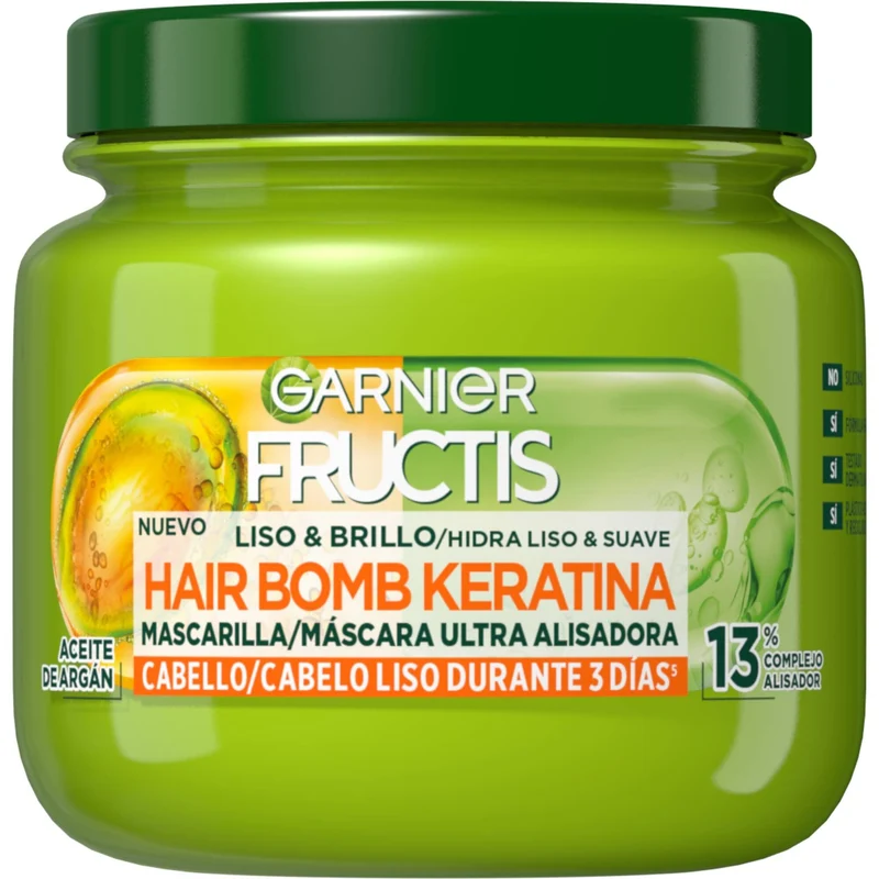 Mascarilla fortificante hidratante liso Fructis 300ml