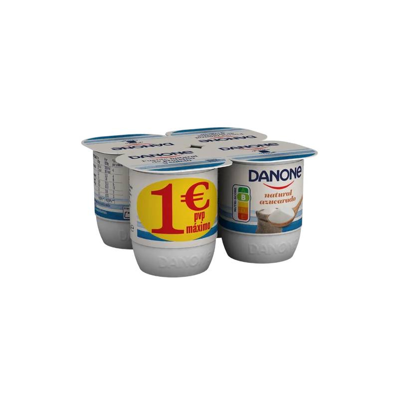 Yogur Natural Azucarado Danone