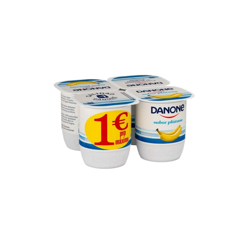 Yogur Sabor Plátano Danone