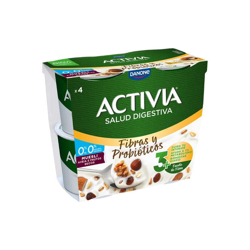 Activia 0% con Muesli